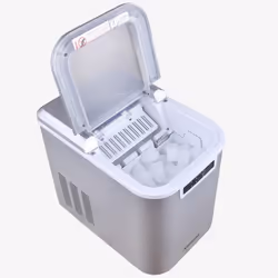 Arebos 4260627422371 macchina per cubetti di ghiaccio Macchina per ghiaccio portatile 12 kg/24h 120 W Argento - Vista aggiuntiva 5