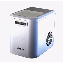 Arebos 4260627422371 macchina per cubetti di ghiaccio Macchina per ghiaccio portatile 12 kg/24h 120 W Argento - Vista aggiuntiva 6