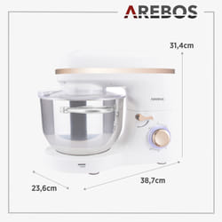 Arebos 4260627423842 robot da cucina Bianco