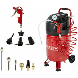 Compressore ad Aria Compressa 1500W 30l incluso set da 13 Pezzi - Arebos