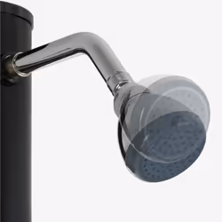 Arebos AR-HE-SD20LF sistema di doccia Nero - Vista aggiuntiva 6