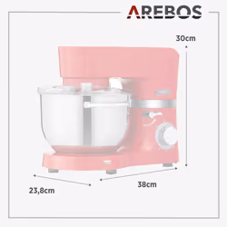 Arebos 4260627427802 robot da cucina Rosso