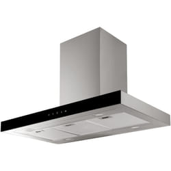 Cappa aspirante Cappa ad isola Cappa a camino da 90 cm in acciaio inox Touch Control Respecta