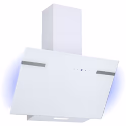 Metti la tua cucina nella giusta luce; cken - Ciò si ottiene con la cappa inclinata di design CH 69060 WA+ del < brand / font ...