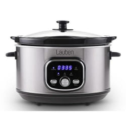 Lauben LBNSC3500SB pentola a cottura lenta 3,5 L 200 W Nero, Acciaio inox
