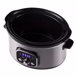 Lauben LBNSC3500SB pentola a cottura lenta 3,5 L 200 W Nero, Acciaio inox