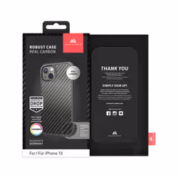 Hama Robust Real Carbon custodia per cellulare 15,5 cm (6.1") Cover Nero - Vista aggiuntiva 2