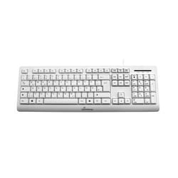 MediaRange MROS110 tastiera Ufficio USB QWERTZ Tedesco Bianco