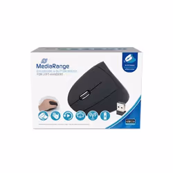 MediaRange MROS233 mouse Ufficio Mancino RF Wireless Ottico 1600 DPI