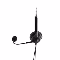 MediaRange MROS304 cuffia e auricolare Cablato A Padiglione Ufficio Nero, Argento