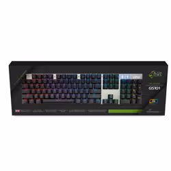 MediaRange MRGS101-UK tastiera Gaming USB QWERTY Inglese britannico Nero, Argento