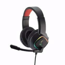 MediaRange MRGS301 cuffia e auricolare Cablato A Padiglione Gaming Nero, Rosso