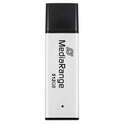 MediaRange MR1904 unità flash USB 512 GB USB tipo A 3.2 Gen 1 (3.1 Gen 1) Nero, Argento