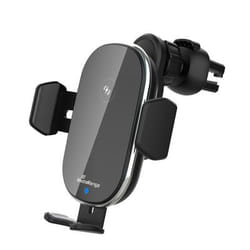 MediaRange MRMA117 Caricabatterie per dispositivi mobili Smartphone Nero Carica wireless Ricarica rapida Auto