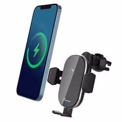 MediaRange MRMA117 Caricabatterie per dispositivi mobili Smartphone Nero Carica wireless Ricarica rapida Auto - Vista aggiuntiva 7