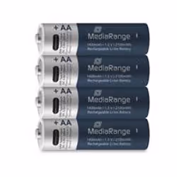 MediaRange MRBAT161 batteria per uso domestico Batteria ricaricabile Stilo AA Ioni di Litio - Vista aggiuntiva 3