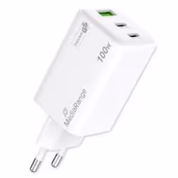 MediaRange MRMA123 Caricabatterie per dispositivi mobili Computer portatile, Smartphone, Tablet Bianco AC Ricarica rapida Interno - Vista aggiuntiva 5