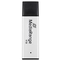 MediaRange MR1905-1 unità flash USB 1 TB USB tipo A 3.2 Gen 1 (3.1 Gen 1) Nero, Argento