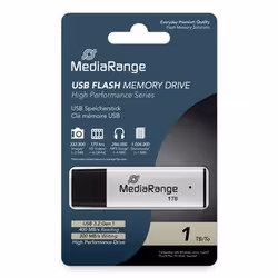MediaRange MR1905-1 unità flash USB 1 TB USB tipo A 3.2 Gen 1 (3.1 Gen 1) Nero, Argento - Vista aggiuntiva 3
