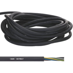 10 m Lapp 1600103 H07RN-F 3 x 1,5 mm² Cavo in gomma flessibile con conduttore di protezione I Cavo resistente ai raggi UV per uso esterno I