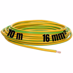 Il cavo Lapp H07V-K 1 x 16 mm2 come fascia, per pezzo riceverete 10 m di cavo come cintura (ad esempio per 3 ciocche da 10 m  ...