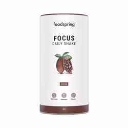 Foodspring Focus Daily Shake, integratore al gusto cacao per dare energia ed aiutare la concentrazione.
Formato: Barattolo d ...