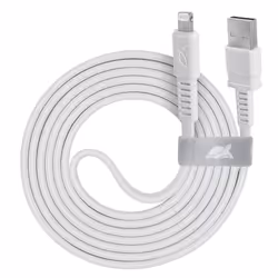 Rivacase PS6008 WT12, 1,2 m, Lightning, USB A, Maschio, Maschio, Bianco