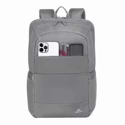 Rivacase 8267 Grey zaino City backpack Grigio Poliestere - Vista aggiuntiva 6
