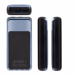 Rivacase VA1075 batteria portatile Polimeri di litio (LiPo) 20000 mAh Nero, Blu - Vista aggiuntiva 6