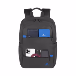 Rivacase 8264 black zaino City backpack Nero Neoprene, Poliestere - Vista aggiuntiva 6