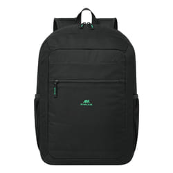 Rivacase Gremio zaino City backpack Nero Poliestere, Polietilene tereftalato riciclato (rPET)
