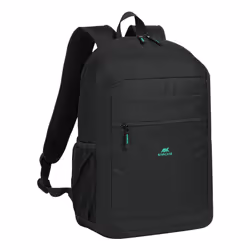 Rivacase Gremio zaino City backpack Nero Poliestere, Polietilene tereftalato riciclato (rPET)