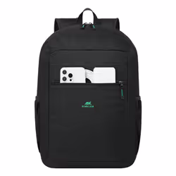 Rivacase Gremio zaino City backpack Nero Poliestere, Polietilene tereftalato riciclato (rPET) - Vista aggiuntiva 6