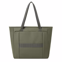 Rivacase Eden PU pelle, Poliestere, Polietilene tereftalato riciclato (rPET) Oliva Donna Borsa tote