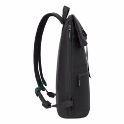 Rivacase Gremio zaino City backpack Nero Poliestere, Polietilene tereftalato riciclato (rPET)