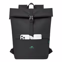 Rivacase Gremio zaino City backpack Nero Poliestere, Polietilene tereftalato riciclato (rPET) - Vista aggiuntiva 6