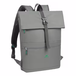 Rivacase Gremio zaino City backpack Grigio Poliestere, Polietilene tereftalato riciclato (rPET) - Vista aggiuntiva 2
