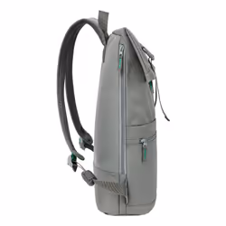 Rivacase Gremio zaino City backpack Grigio Poliestere, Polietilene tereftalato riciclato (rPET) - Vista aggiuntiva 3