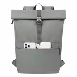Rivacase Gremio zaino City backpack Grigio Poliestere, Polietilene tereftalato riciclato (rPET) - Vista aggiuntiva 6