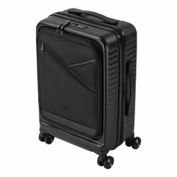 Rivacase Clark Trolley Guscio rigido Nero 34 L Alluminio, Policarbonato (PC), Poliestere - Vista aggiuntiva 4