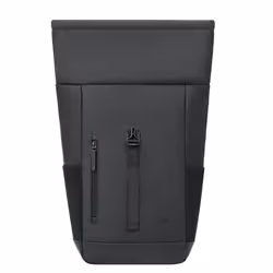 Rivacase Eden zaino Zaino roll top Nero Poliestere, PU pelle - Vista aggiuntiva 4