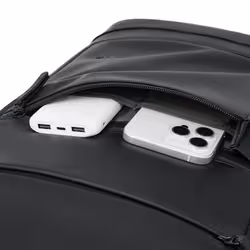 Rivacase Eden zaino City backpack Nero Poliestere, PU pelle - Vista aggiuntiva 5