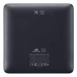 Rivacase Turbo Polimeri di litio (LiPo) 20000 mAh Nero - Vista aggiuntiva 4