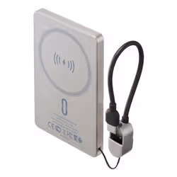 Rivacase VA2616 (5000 mAh) Banca di alimentazione Magsafe wireless 15W + QC/PD20W con passante per cavo - Vista aggiuntiva 7