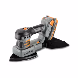 NUOVO Levigatrice orbitale a batteria 20V FUXTEC FX-E1MS20 SET con batteria 2Ah e caricatore 1A Tutto fila liscio con la levi ...
