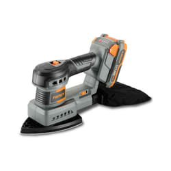 Fuxtec - Levigatrice orbitale a batteria 20V FX-E1MS20 set con batteria 2ah e caricatore 1A
