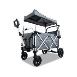 Fuxtec - Carrello pieghevole CTL950 super Plus grigio ancora più comfort per i bambini