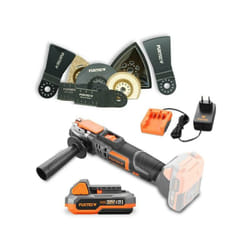 Utensile multiuso / multifunzione a batteria 20V 3in1 FX-E1MT20 set Bundle con batteria, caricabatteria e set di accessori da 8 pezzi