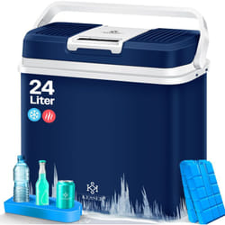 Kesser - 24 litri - Frigorifero - Raffredda e riscalda - Frigorifero termoelettrico 12 Volt e 230 Volt - Mini Frigorifero - Per auto e campeggio