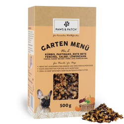 PAWS&PATCH menu giardino N. 2 per cani 500 g fiocchi